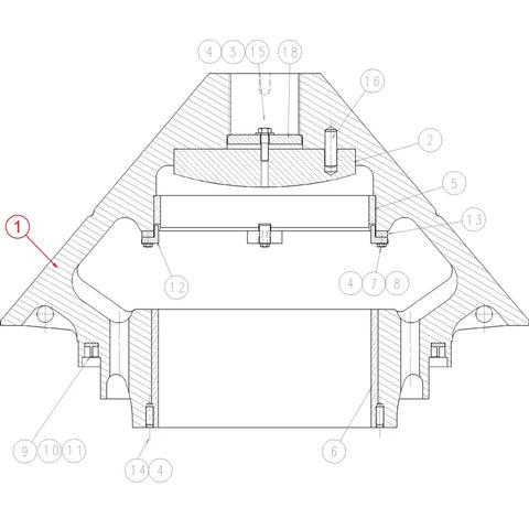 КУПОЛ 7082404300 ЗА METSO HP300