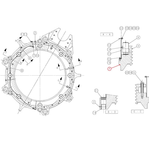 РЕГУЛИРАЩ ПРЪСТЕН 7012504002 ЗА METSO HP300