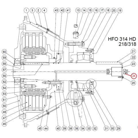 ВЪРТЯЩА ВРЪЗКА 2481-4027 ЗА СЪЕДИНИТЕЛ TRANSFLUID HFO314