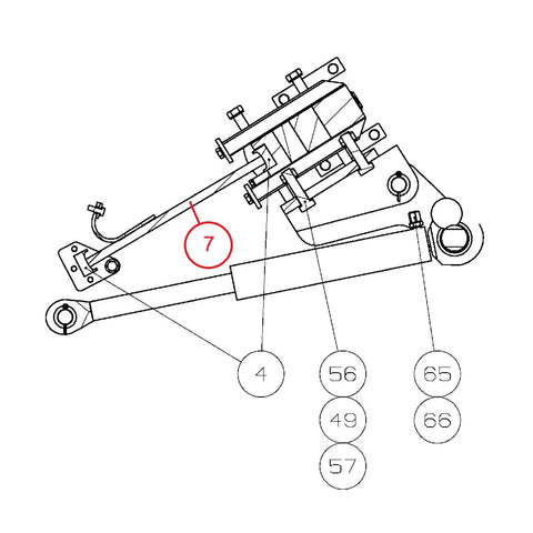 КОЛЯННА ПЛОЧА MM0507891 ЗА METSO LT96