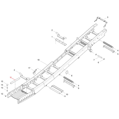 ПОЛИУРЕТАНОВА ОПОРА 1025X100X55