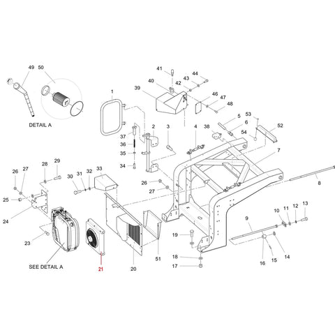 РАДИАТОР 10.35.0025 ЗА ТРОШАЧКА