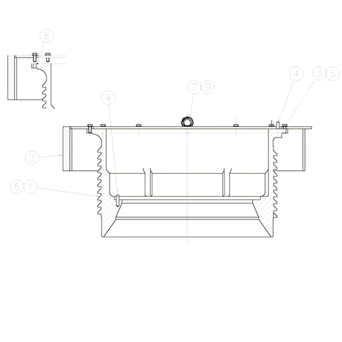КОМПЛЕКТ НА ВЪНШЕН КОНУС 7090258000 ЗА METSO HP300