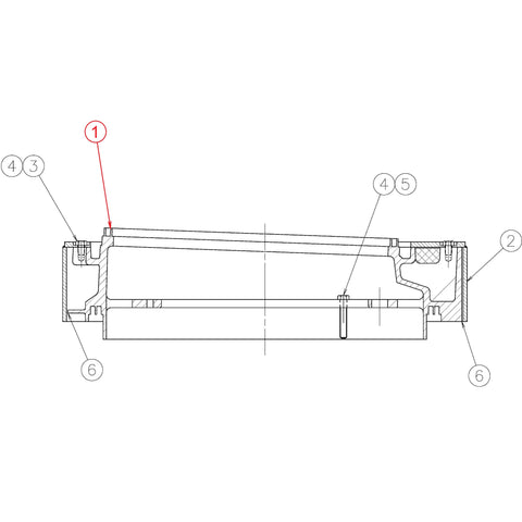 ПРОТИВОТЕЖЕСТ N16200114 ЗА METSO HP400