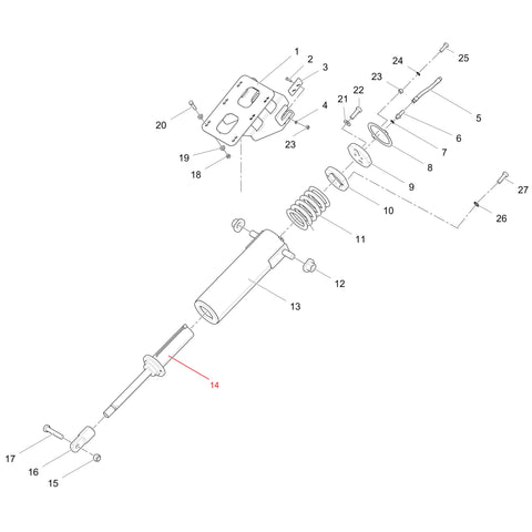 ХИДРАВЛИЧЕН ЦИЛИНДЪР CR024-022-001